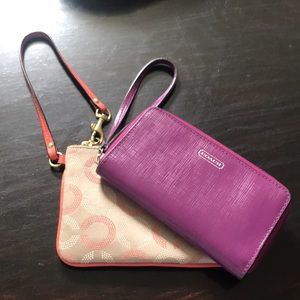 Coach Wristlet Bundle!!
